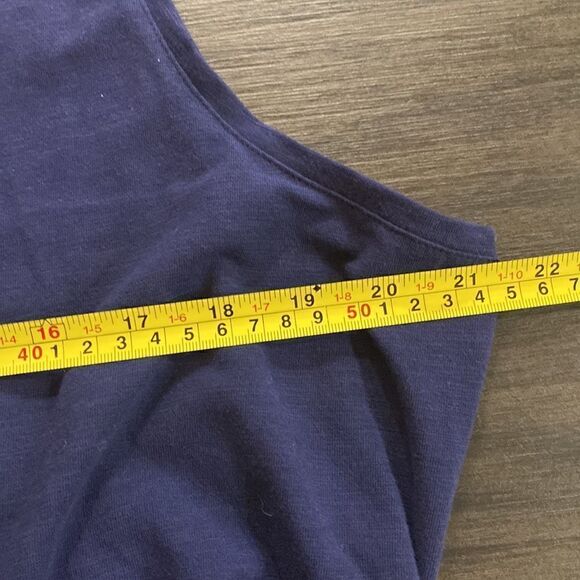 Old Navy Maternity Plus size sun dress XXL Navy Blue - Picture 6 of 7